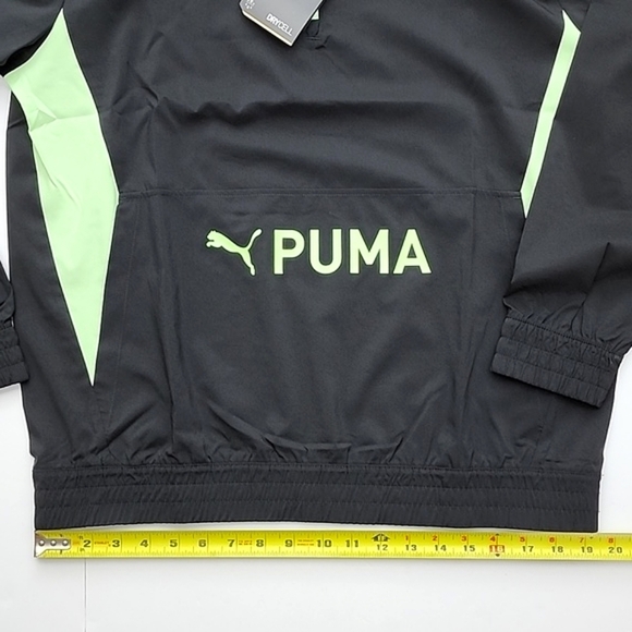 Puma Drycell Men's Black Lightweight Performance Jacket Windbreaker Sz M - Picture 13 of 13